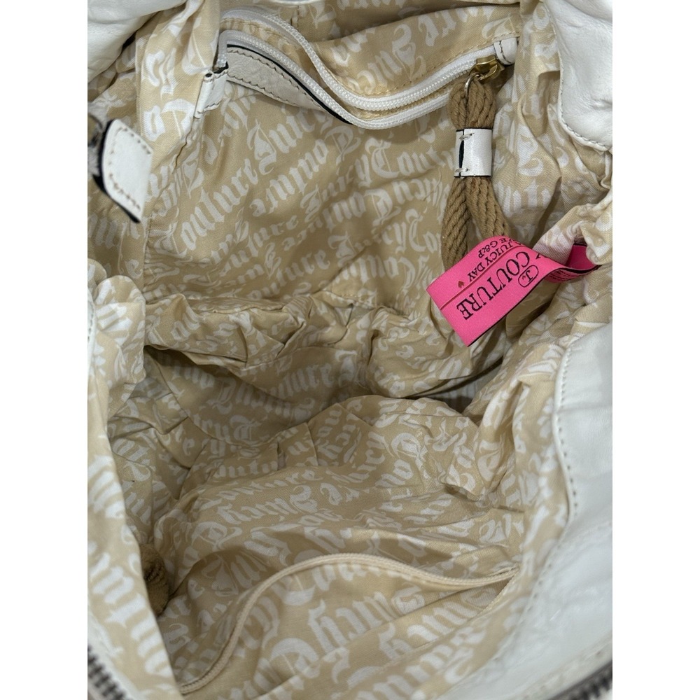 Vintage Juicy Couture Canvas Anchor Tote Bag 18x14.5" - Picture 10 of 15